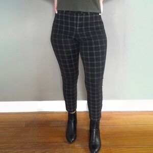 Old Navy High-Waisted Pixie Ankle Black with White Skinny Pants Women’s Size 2